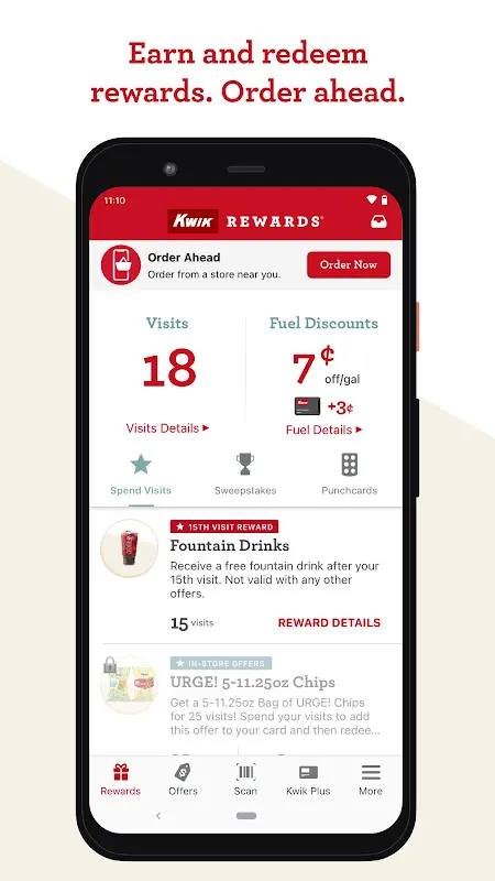 Kwik Rewards app screenshot 2