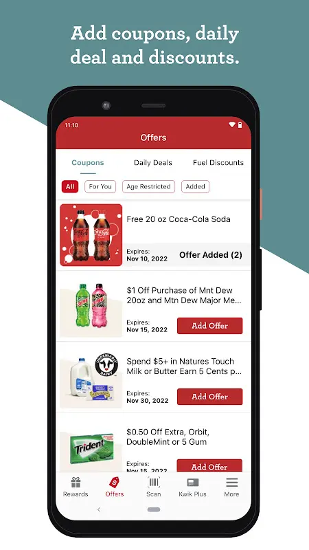 Kwik Rewards app screenshot 3