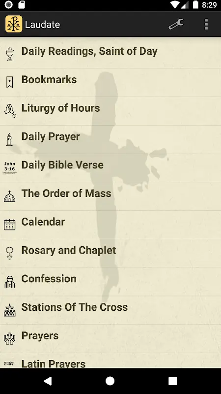 Laudate app screenshot 1