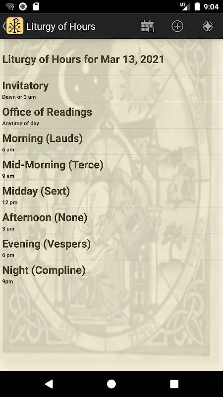 Laudate app screenshot 4