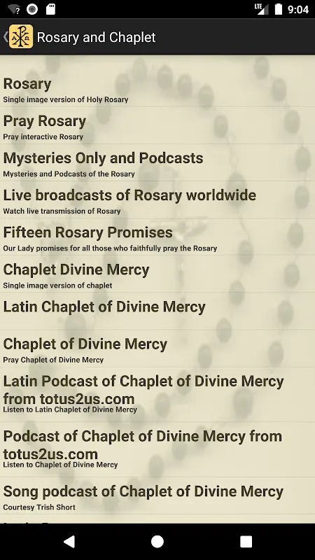 Laudate app screenshot 6