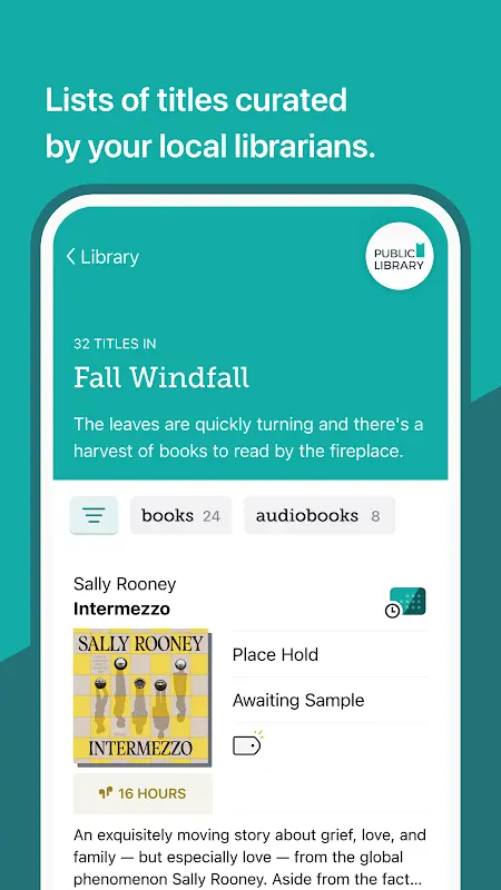 Libby, by OverDrive app screenshot 3