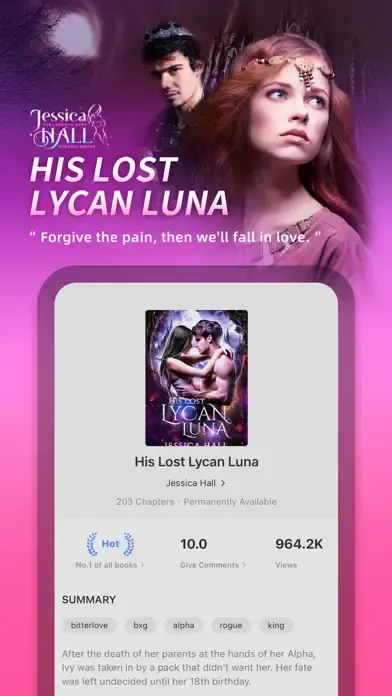 Lunara: Werewolf Love Stories app screenshot 4