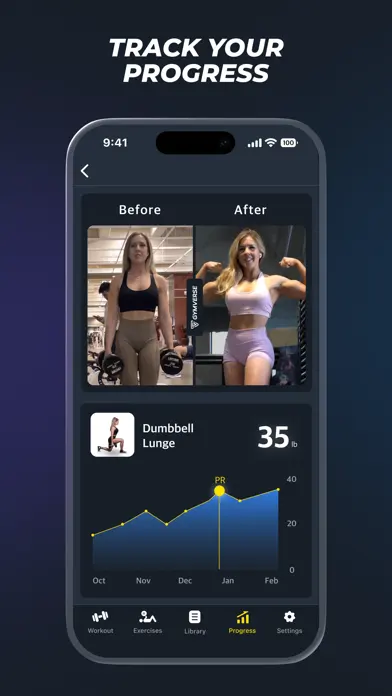 Lyfta: Gym Log Workout Tracker app screenshot 5