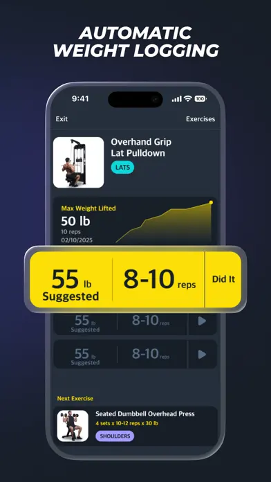 Lyfta: Gym Log Workout Tracker app screenshot 7