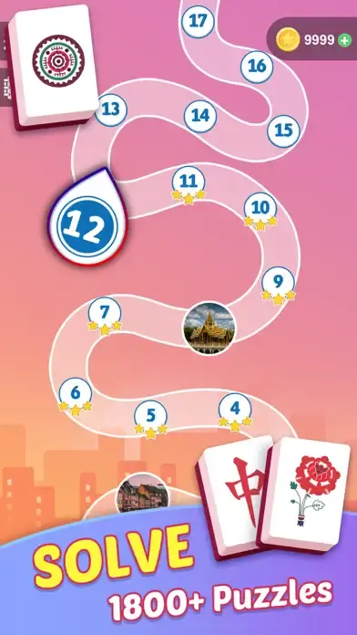 Mahjong City Tours: Tile Match app screenshot 2