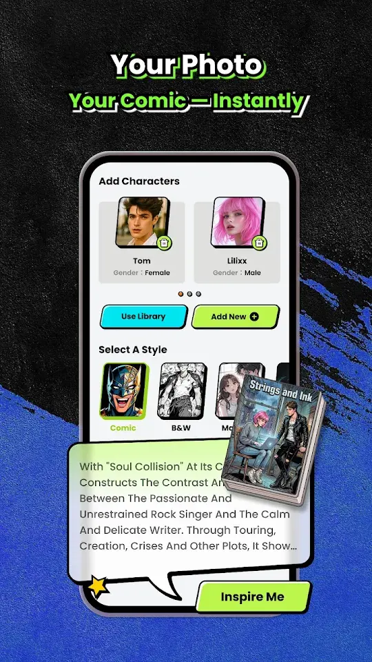 Manga AI – AI Comic Generator app screenshot 5