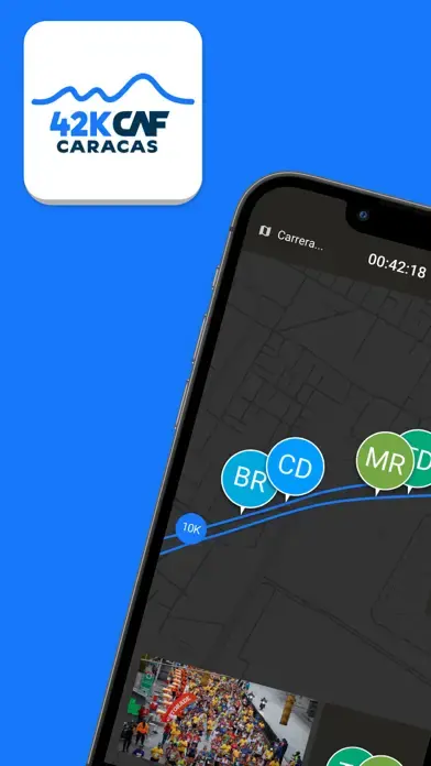 Maratón CAF app screenshot 1
