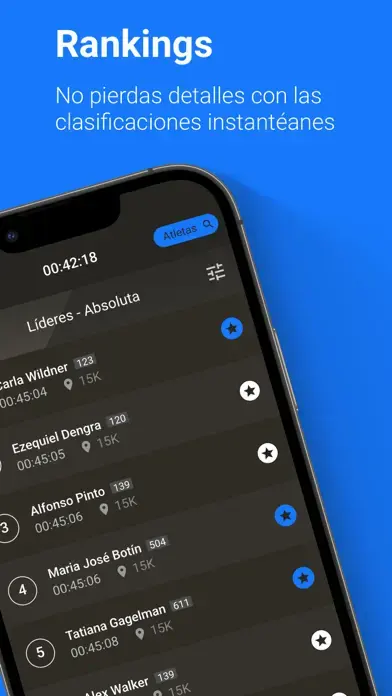 Maratón CAF app screenshot 3