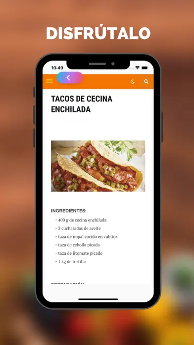MásGusto app screenshot 3