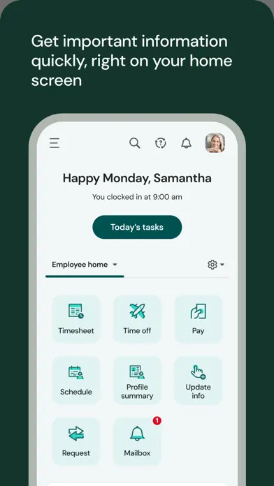 MCF Employee App app screenshot 2