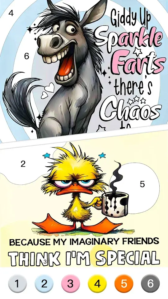 Meme Color Pro：Color by Number app screenshot 3