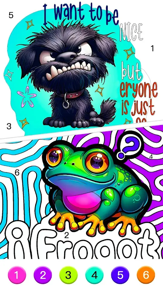 Meme Color Pro：Color by Number app screenshot 6