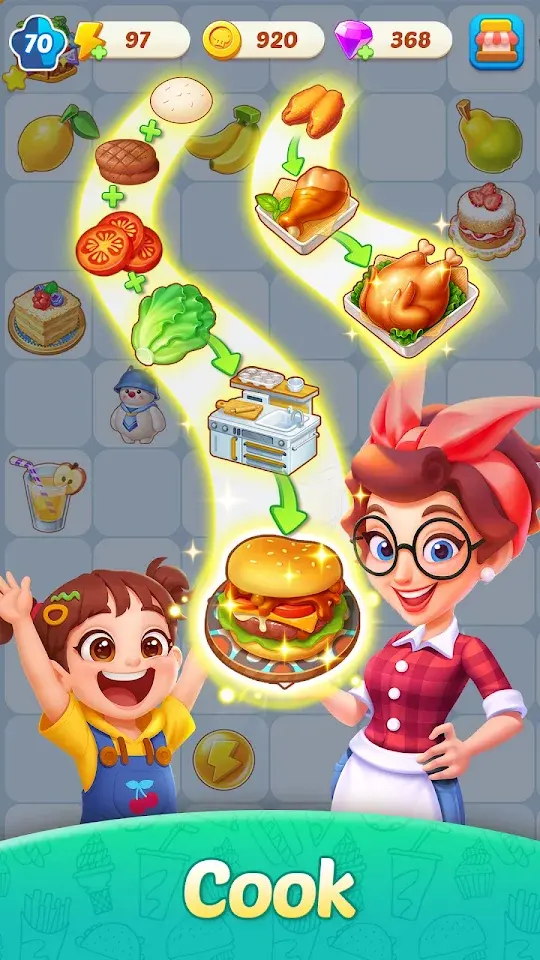 Merge Cooking® app screenshot 4