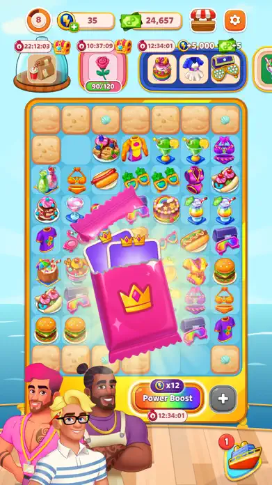 Merge Cruise: Mystery Puzzle app screenshot 1