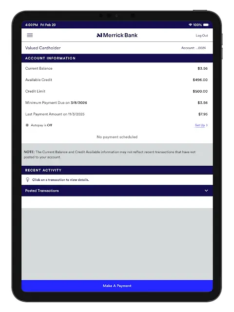 Merrick Bank Mobile app screenshot 6