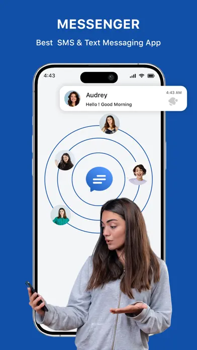 Messages: SMS, Messenger Home app screenshot 1