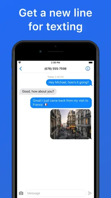 Messenger : SMS Texting Home app screenshot 1