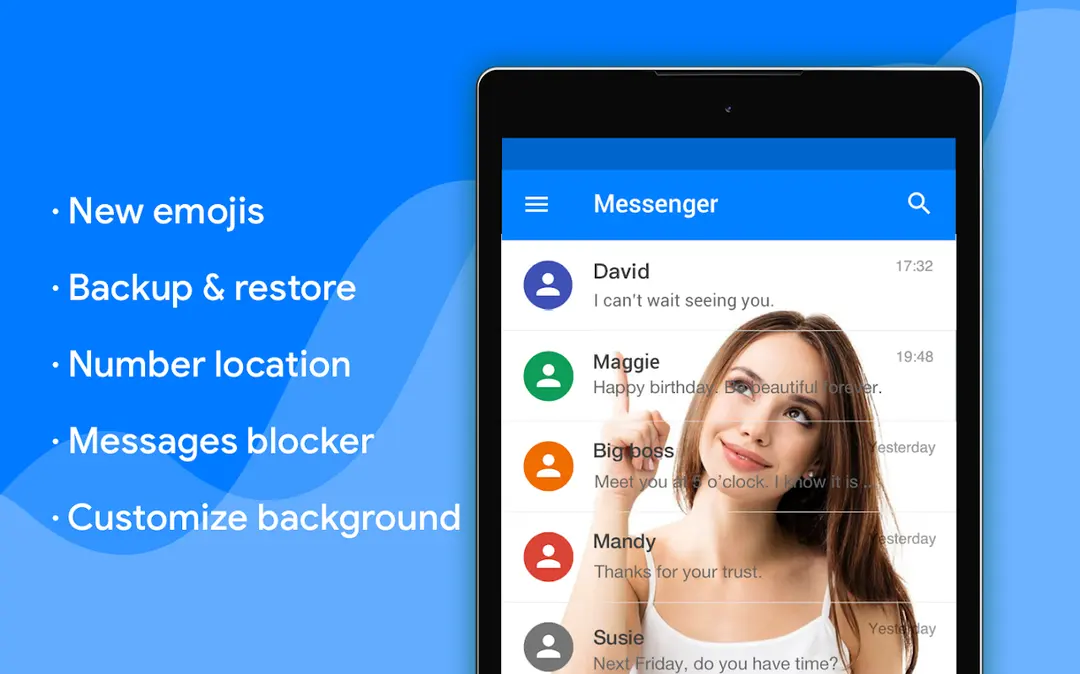 Messenger – Texting App app screenshot 8