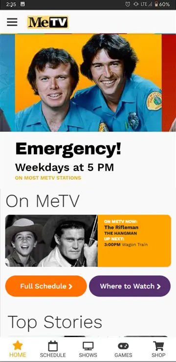 MeTV app screenshot 1