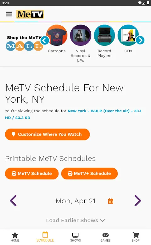 MeTV app screenshot 6