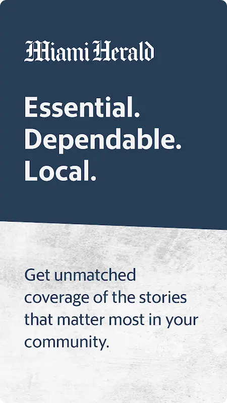 Miami Herald app screenshot 1