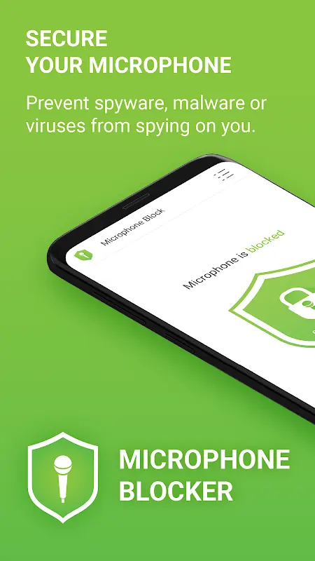 Microphone Blocker – Anti Spy app screenshot 1