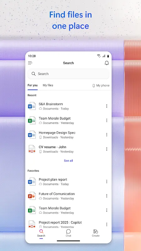 Microsoft 365 (Office) app screenshot 4