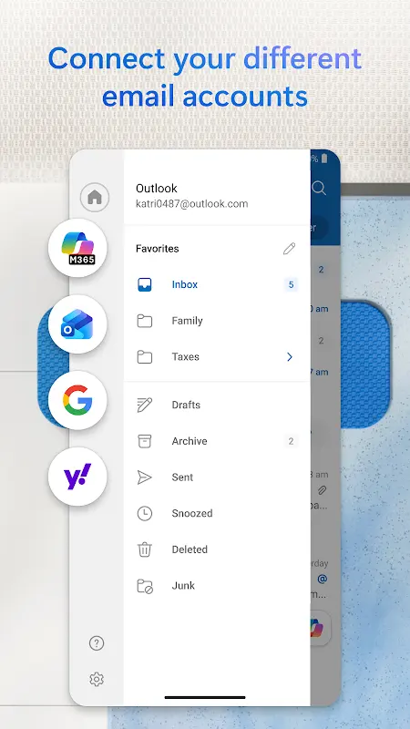 Microsoft Outlook app screenshot 2
