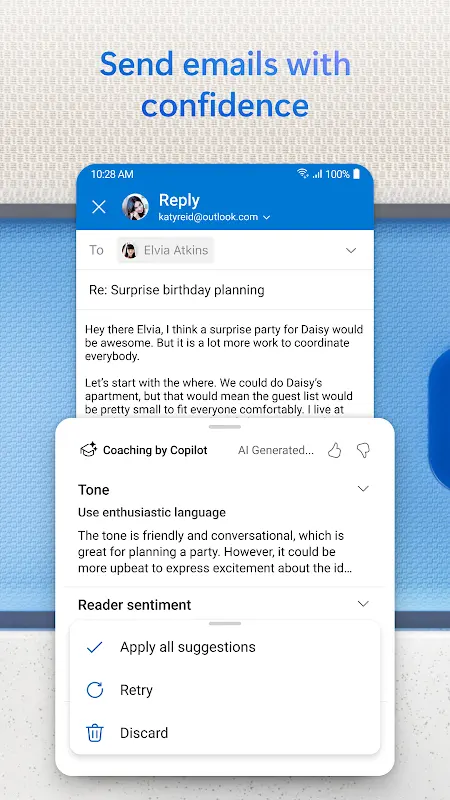 Microsoft Outlook app screenshot 5