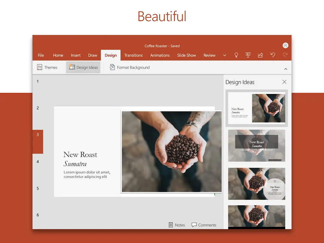Microsoft PowerPoint app screenshot 3