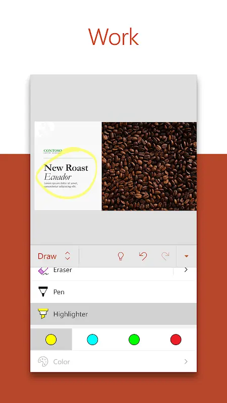 Microsoft PowerPoint app screenshot 8