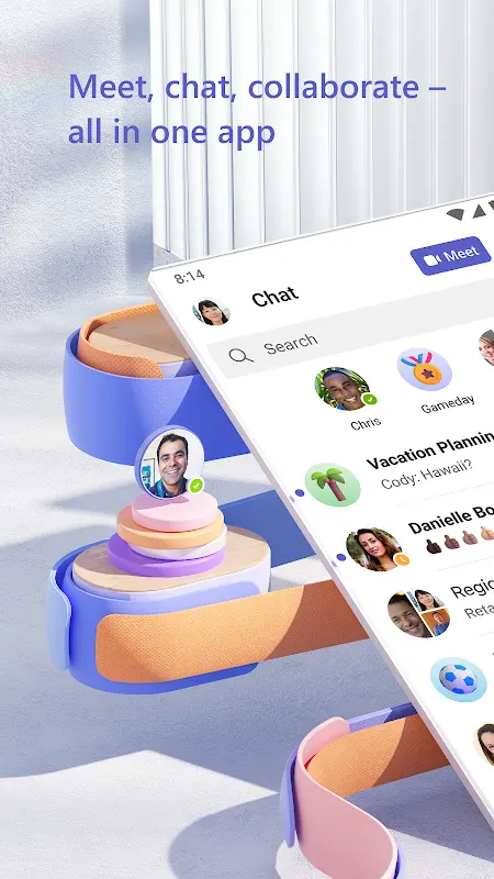 Microsoft Teams app screenshot 1