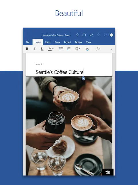 Microsoft Word app screenshot 8