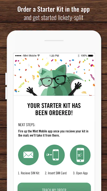 Mint Mobile app screenshot 1