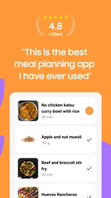 Mob: Meal Planner and Recipes app screenshot 3