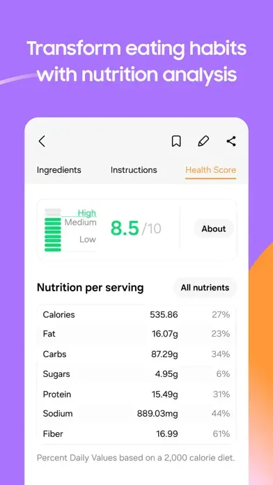 Mob: Meal Planner and Recipes app screenshot 8