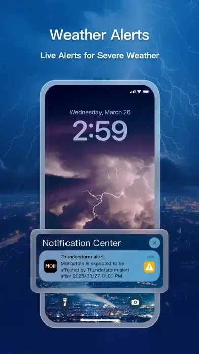 MojiWeather: Weather Radar app screenshot 2