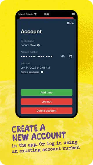 Mullvad VPN app screenshot 2