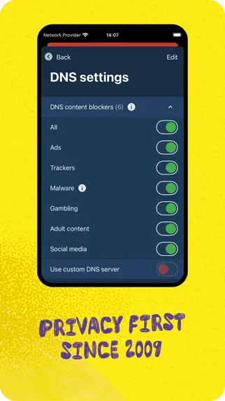 Mullvad VPN app screenshot 4