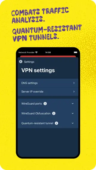 Mullvad VPN app screenshot 5