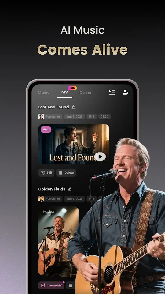 Music AI: MV Video Generator app screenshot 4