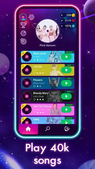 Music Hop: Ball Rhythm Game app screenshot 2
