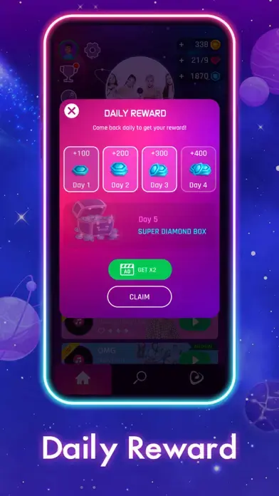 Music Hop: Ball Rhythm Game app screenshot 8
