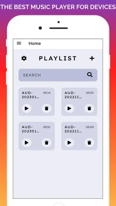 Music Player Plus app screenshot 1