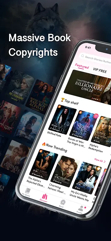 My Fiction: Stories & Novels app screenshot 1