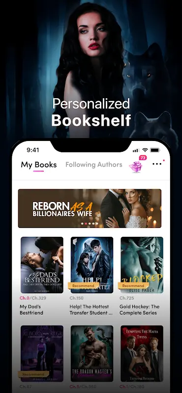 My Fiction: Stories & Novels app screenshot 3