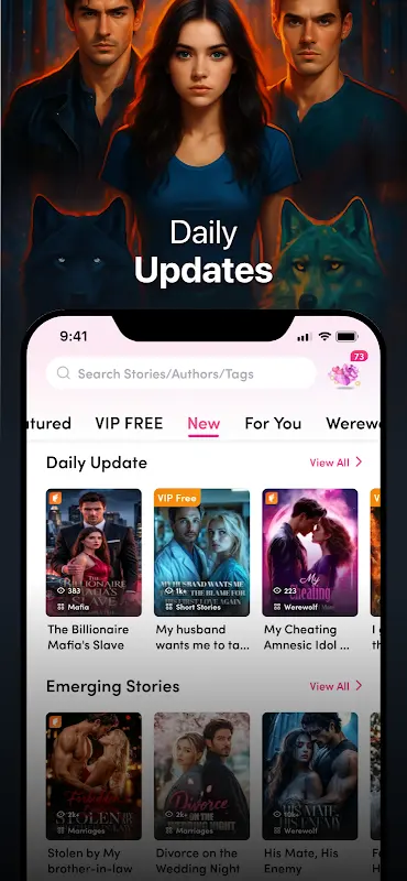 My Fiction: Stories & Novels app screenshot 4