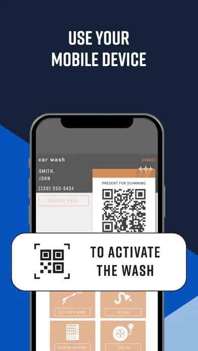 My Wash Membership app screenshot 1