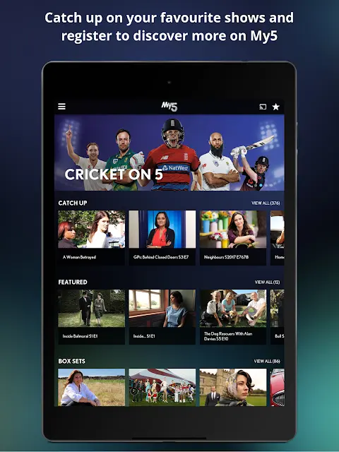 My5 – Channel 5 app screenshot 4